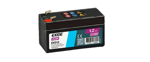 Batteria auto exide agm ek013 - auto,